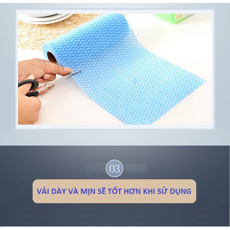 Khăn lau bằng vải không dệt đa chức năng dày, mềm mại, co giãn tốt, không bị nhăn