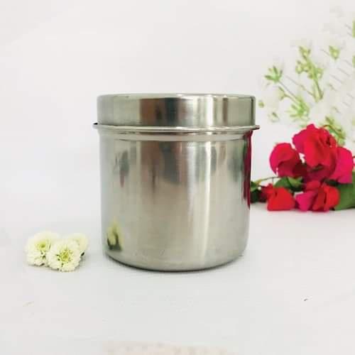 Hũ Inox Đựng Bông Khay Inox Hạt Đậu Dùng Trong Y Tế, Spa - TMV