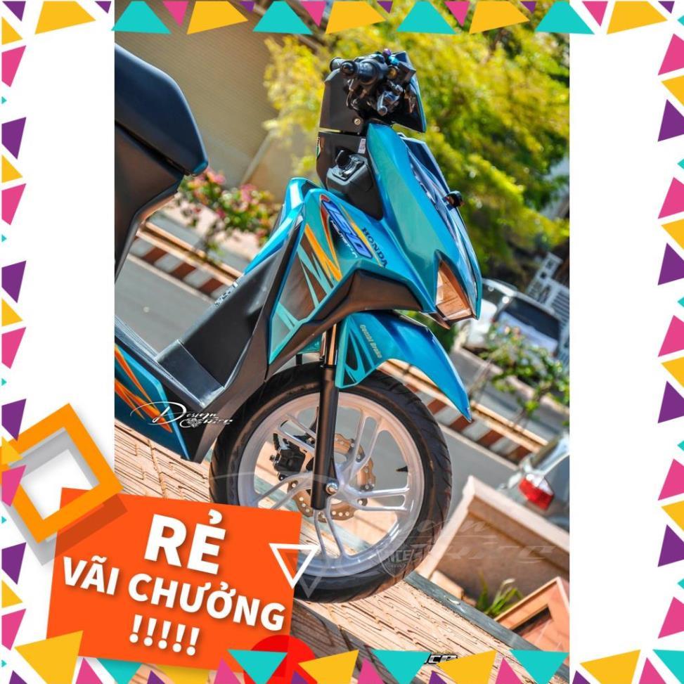 Tem Rời Vario 150 Mẫu Lửa Xanh Vàng Đen Chữ Vario 150