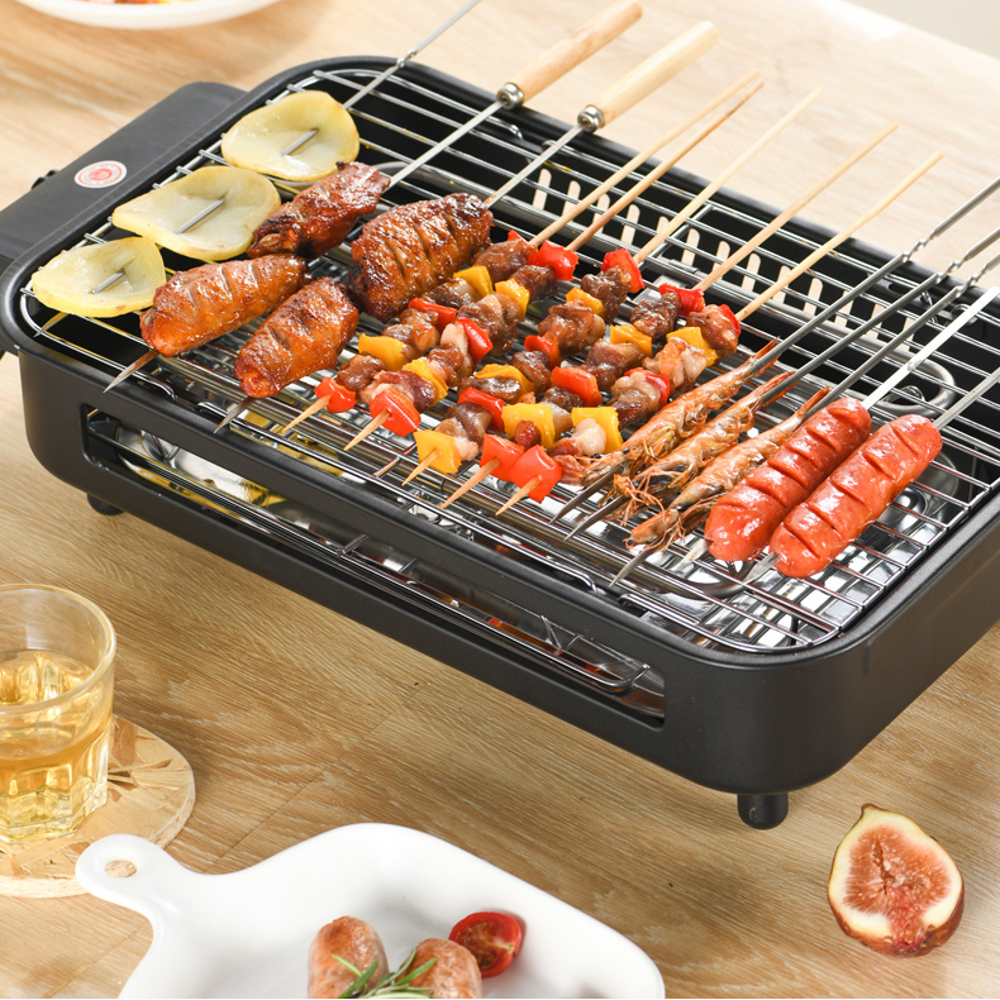 Bếp Nướng Điện BBQ 2 Tầng Thông Minh Phù Hợp 5-6 Người Ăn  - Hàng Chính Hãng