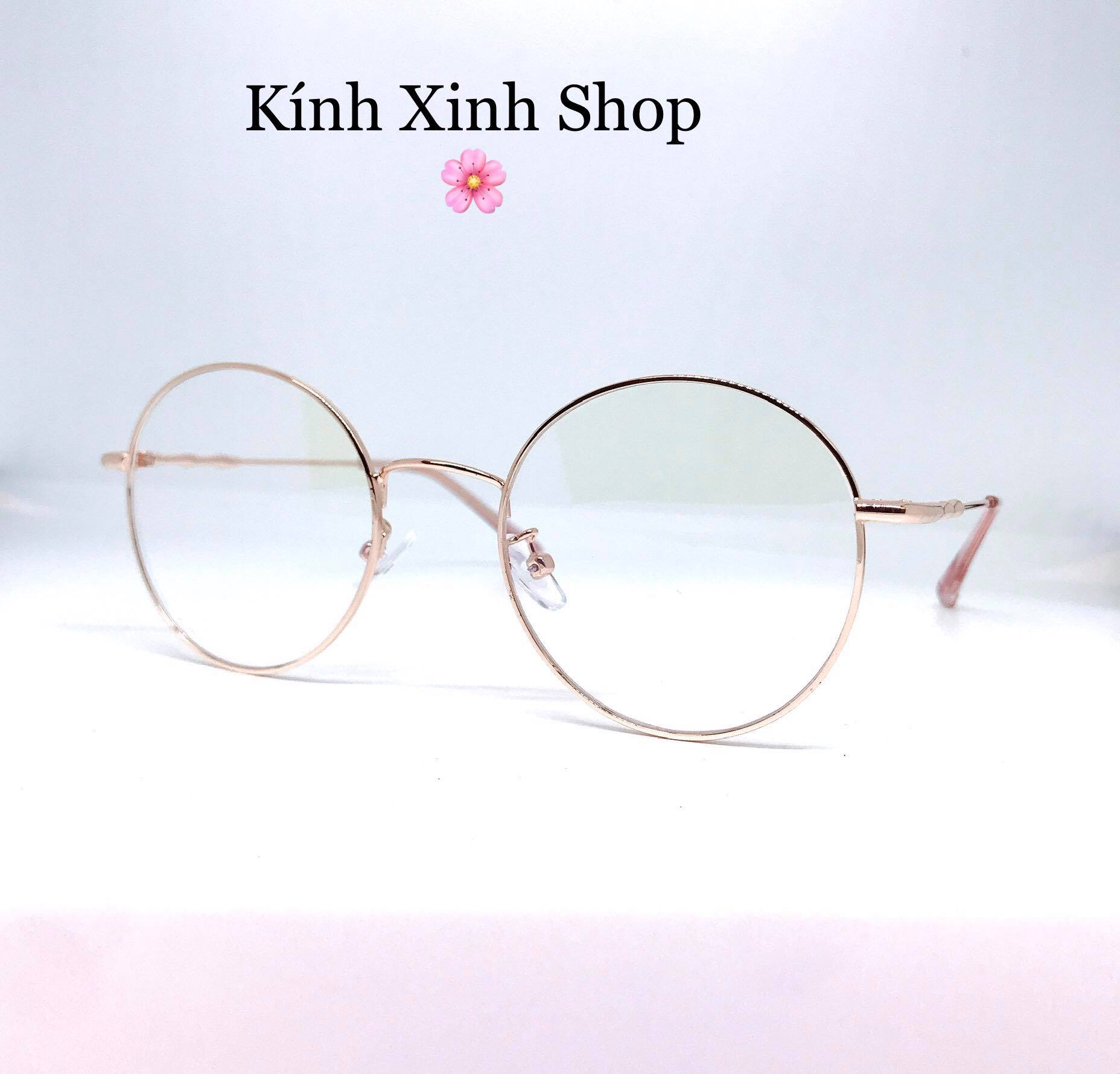 Kính Mắt tròn cao cấp cho Nam và nữ tròng chống ánh sáng xanh uv G72325