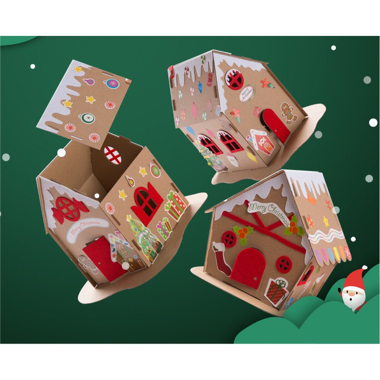 Đồ chơi trí tuệ - Bộ kit làm nhà bánh gừng nhiều mẫu cho bé