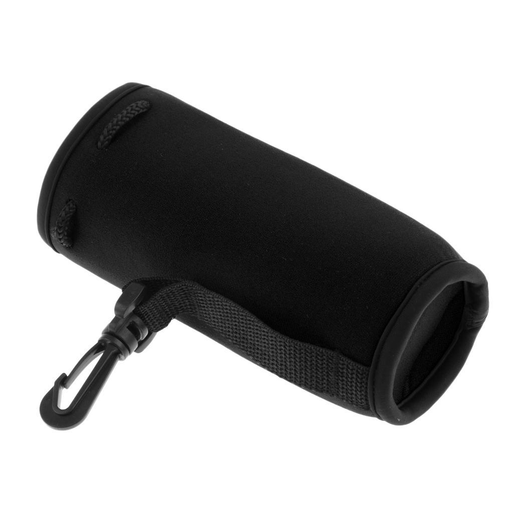 3x 500ml Neoprene Sport Water Bottle Cover Pouch Sleeve Bag Holder Black Blue Red