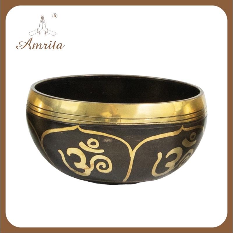 Chuông xoay Tây Tạng hoạ tiết cây trường sinh trường thọ Chuông xoay Tây Tạng - Singing Bowl - Chuông bát xoay