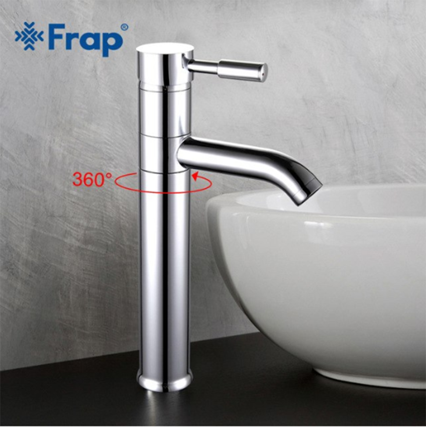 Vòi chậu cao lavabo nóng lạnh Frap F1052-2 chính hãng Nga