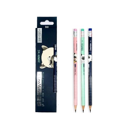 Bút chì gỗ có tẩy 2B Classmate - 1 chiếc - PC01-PE