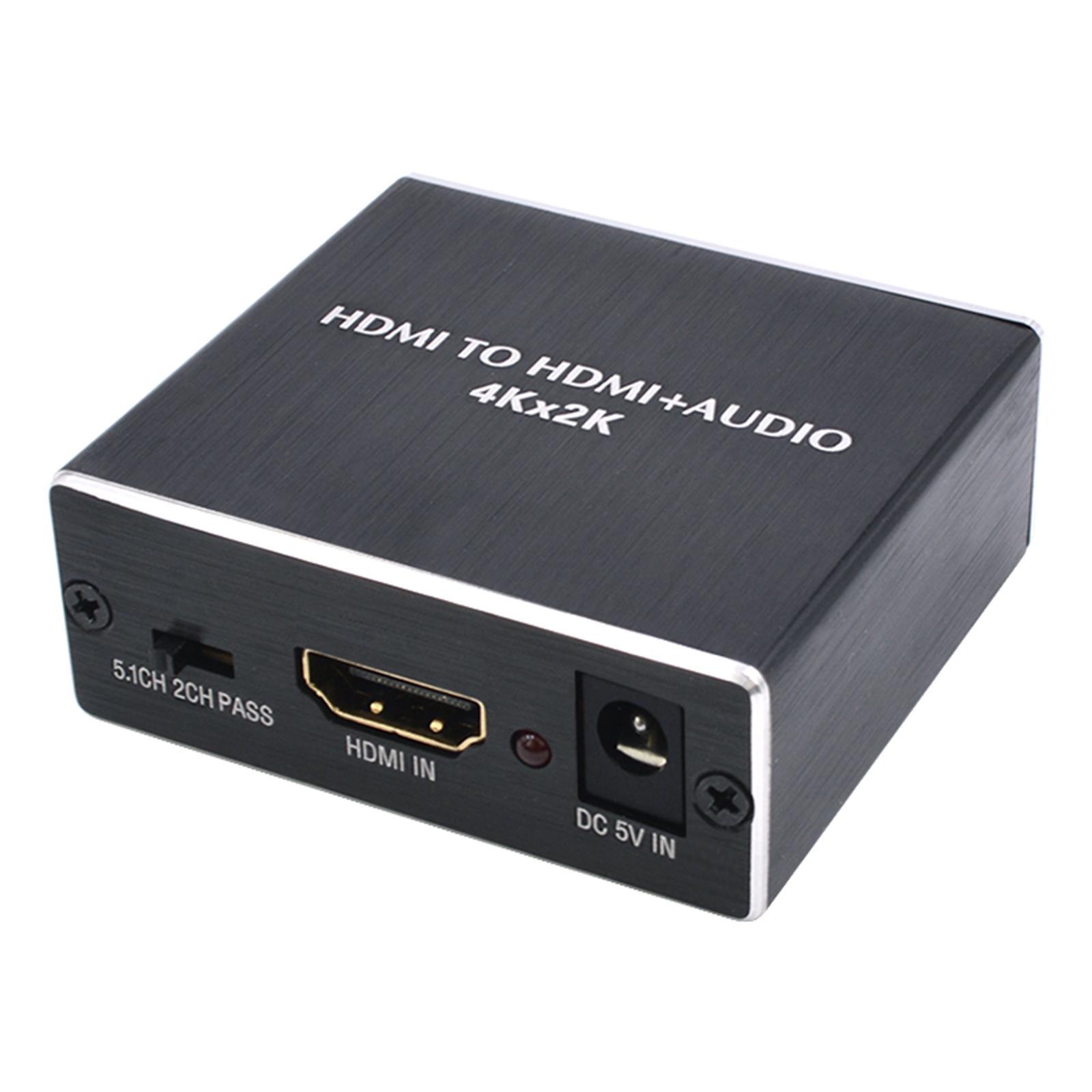 4K 60HZ  Audio Extractor Converter SPDIF w/ 3.5mm Stereo Audio Adapter