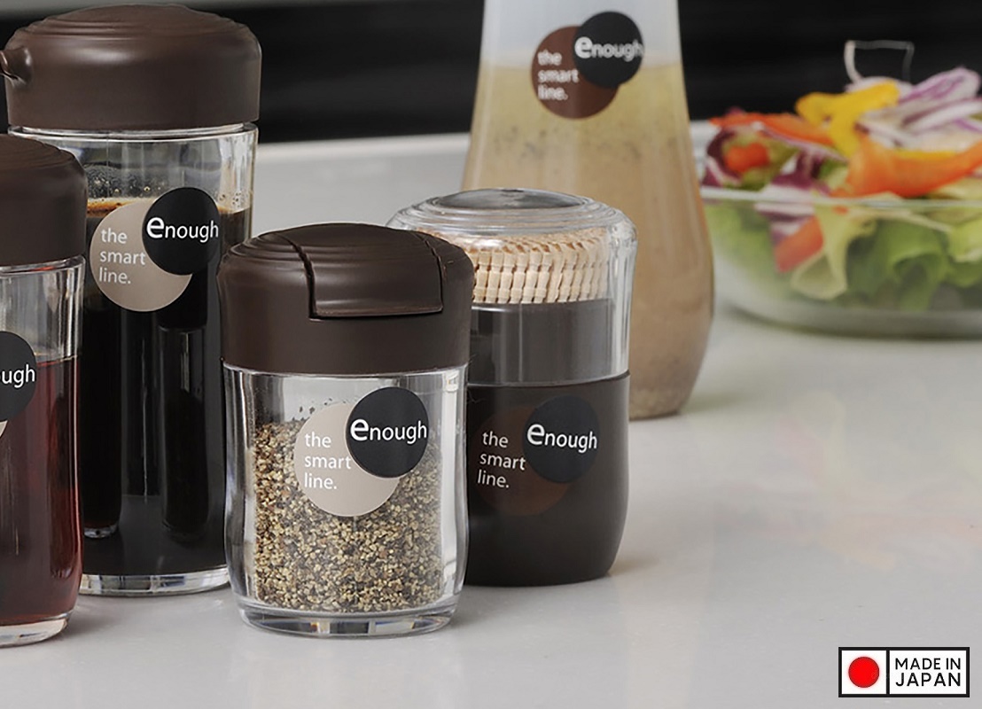 Combo 02 hũ rắc gia vị dùng cho quán ăn, nhà hàng hàng nội địa Nhật Bản