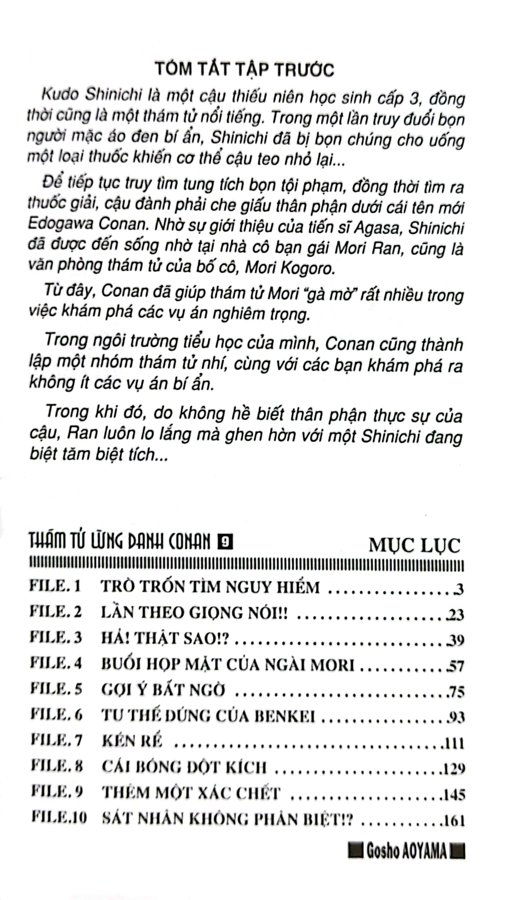 Thám Tử Lừng Danh Conan - Tập 9 (Tái Bản 2023)