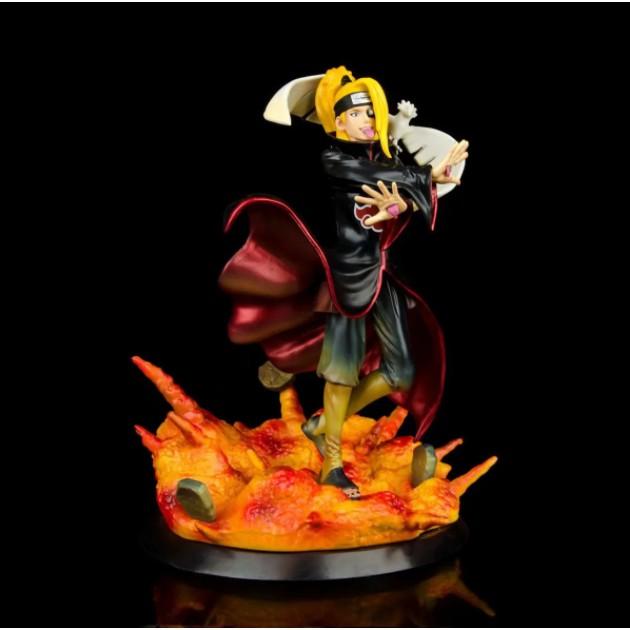 Mô hình Figure Naruto Akatsuki Deidara nổ tung 26Cm