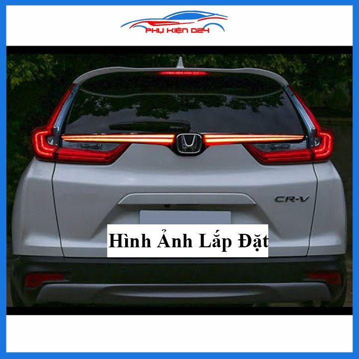Ốp tay cốp sau có đèn led CRV 2018-2019-2020-2021 ánh sáng đỏ trang trí xe