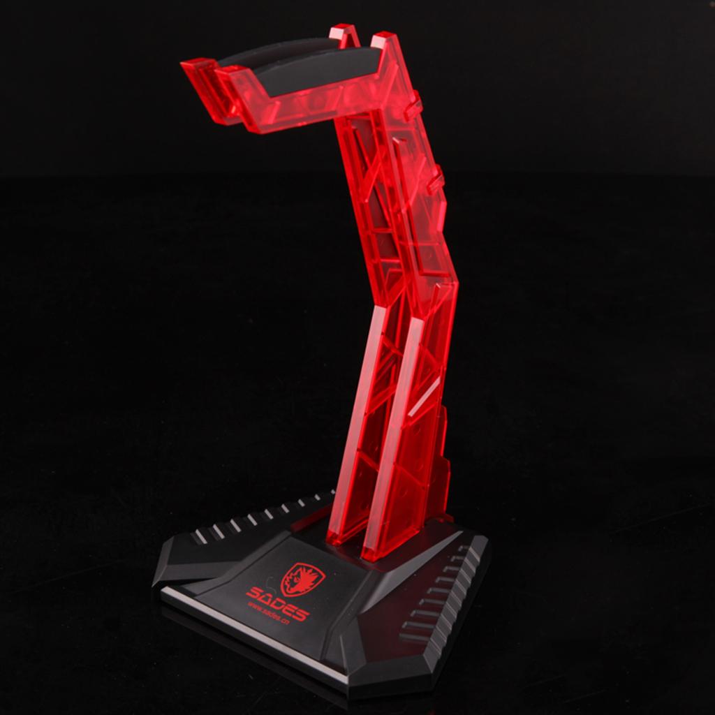Red Acrylic Headphone Stand Modular Headset Holder Display Holder