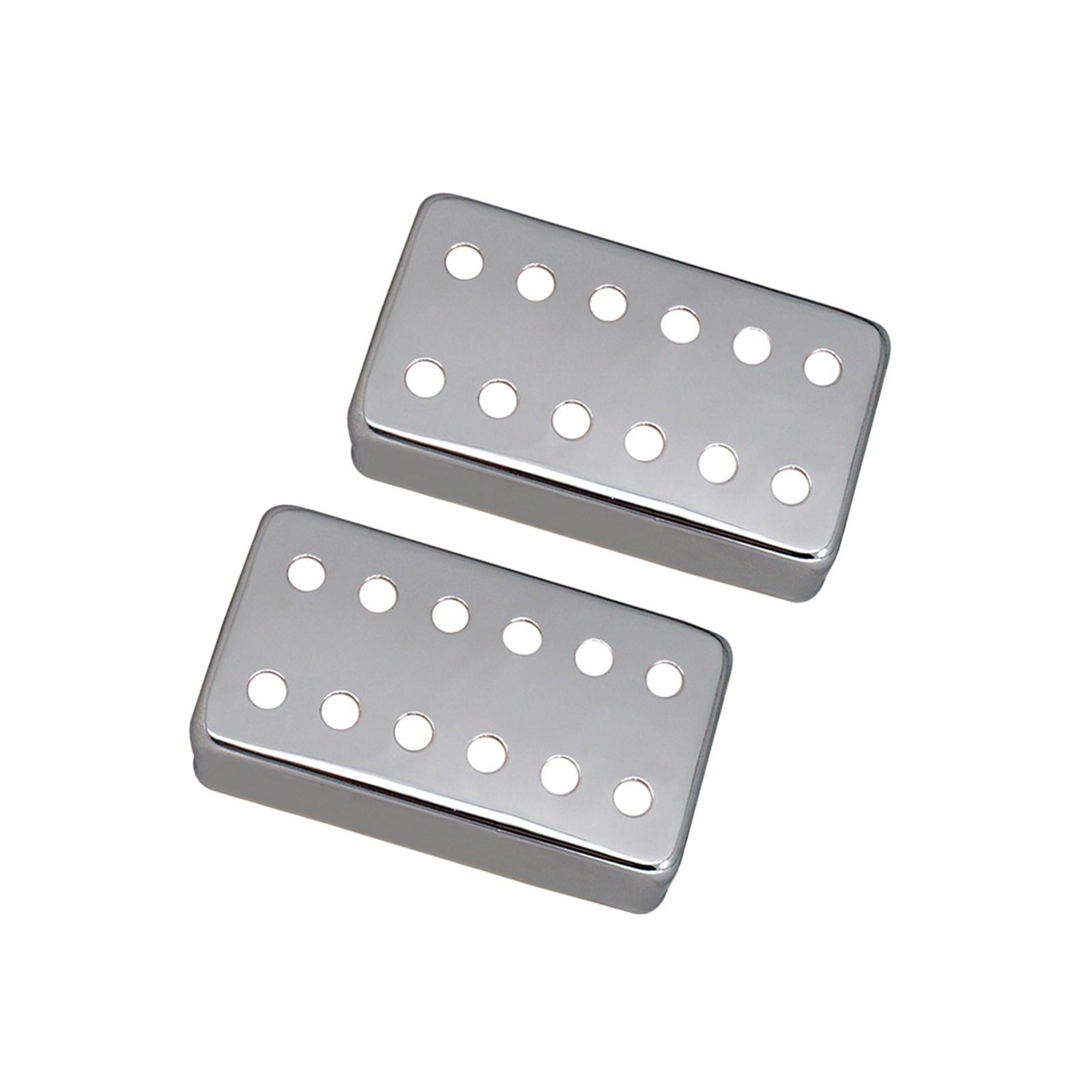 2Pcs Copper Guitar Pickup Cover for 6 Strings Electric Guitar Replacement