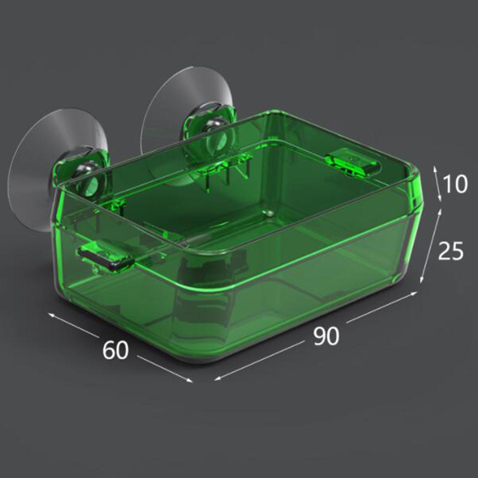 Suction Cup Reptile Feeder Dish Water Food Bowl Basin for Chameleon
