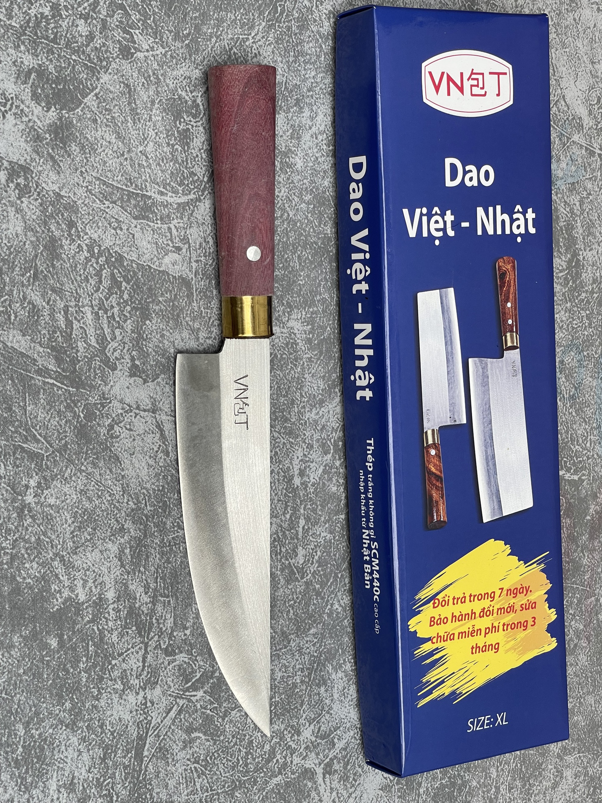 Dao nhà bếp gồm 3 dao chặt xương thái lọc thịt siêu bén