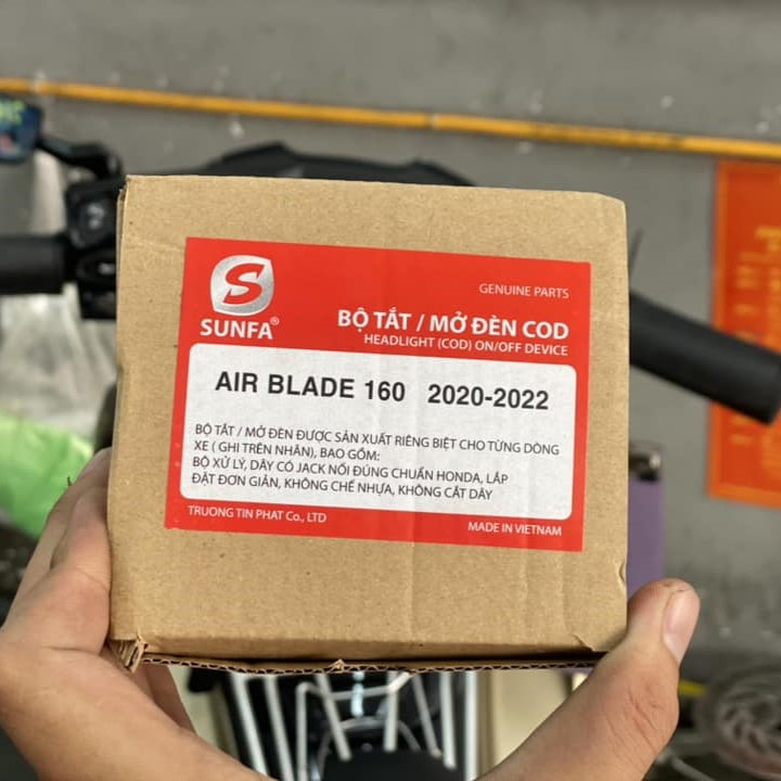 Bộ công tắc đèn Sunfa cho AirBlade 125/160 đời 2022 - 2023 (090035)