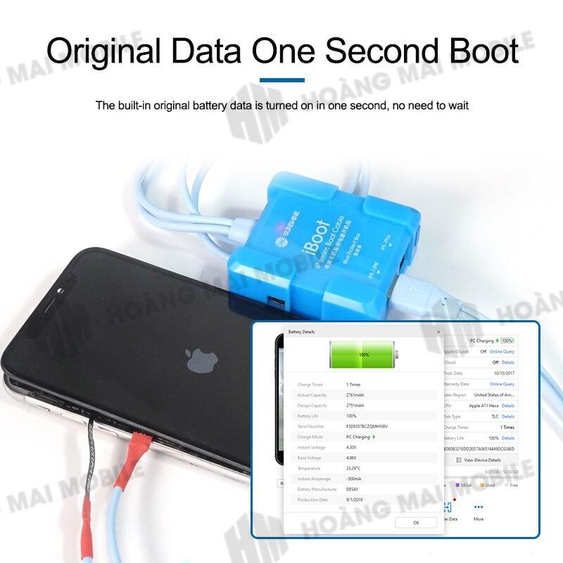 Dây cấp nguồn SUNSHINE iBoot A iPhone từ 6G đến 14Pro Max