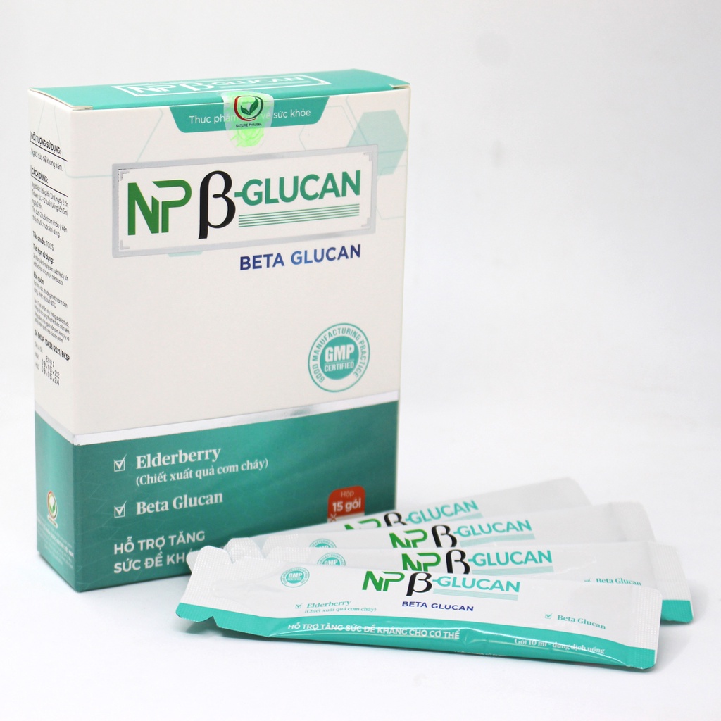 Thực Phẩm Chức Năng Tăng Sức Đề Kháng, Hệ Miễn Dịch NP Beta Glucan Dạng Nước Giúp Giảm Mệt Mỏi - Greenmec