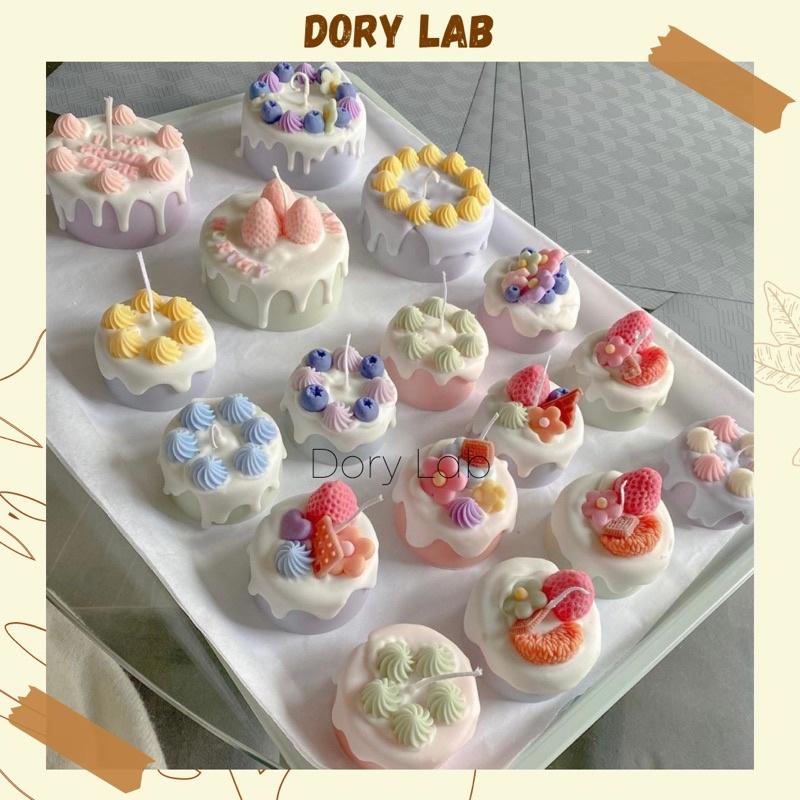 Nến Thơm Bánh Kem Mix Topping Trang Trí Theo Yêu Cầu, Quà Tặng Ý Nghĩa - Dory Lab