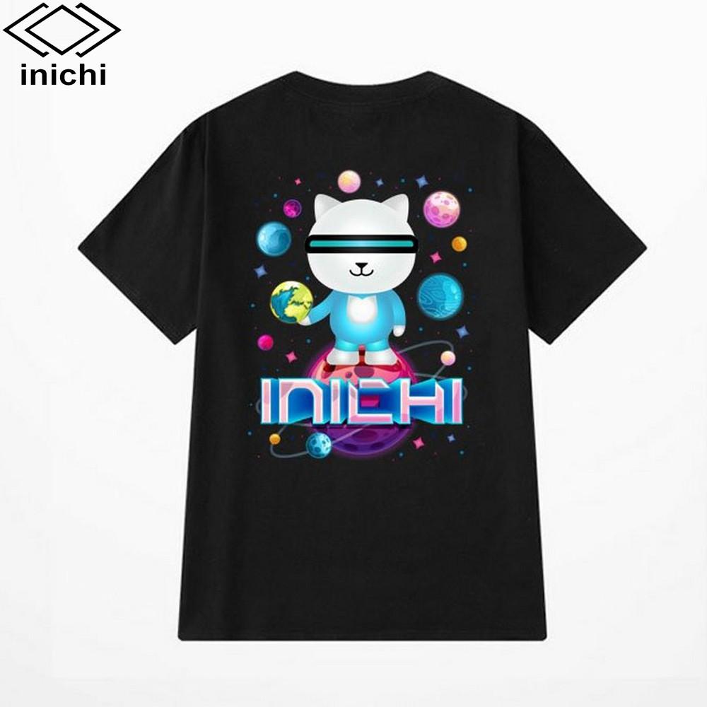 Áo thun unisex INICHI CAT WHITE 4 màu I28