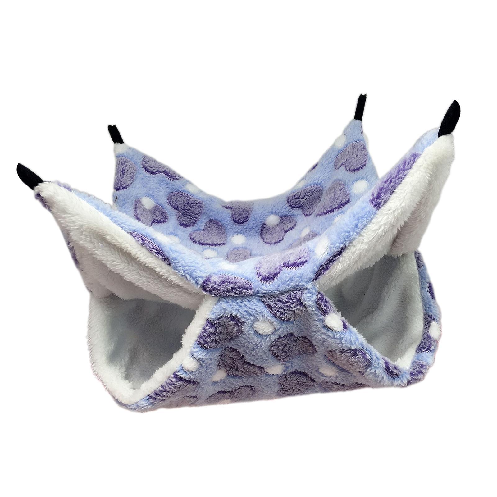 Hamster Hammock Bed Bedding Sleeping Warm Playing for Small Pet Parrot