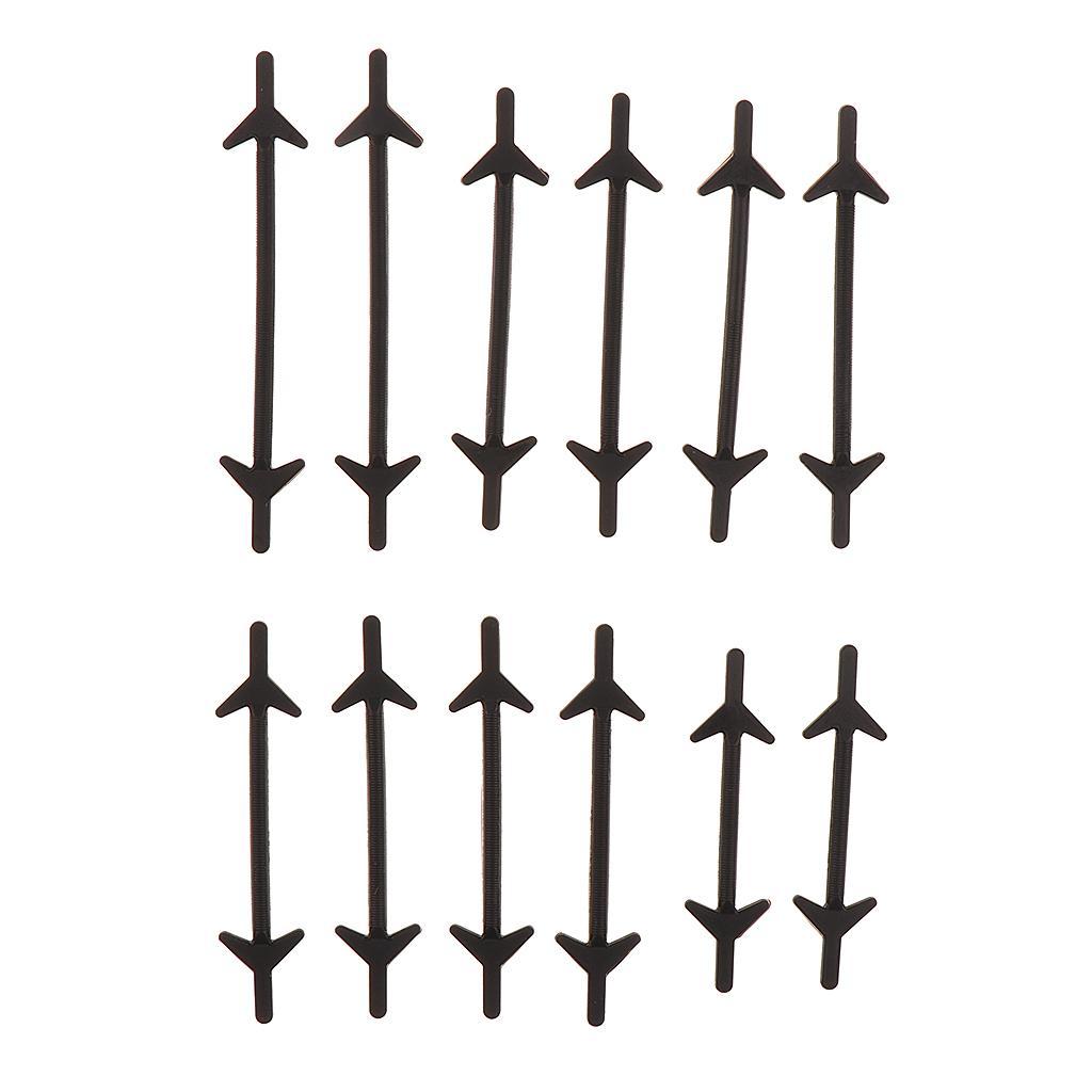 2 Sets Easy No Tie Shoelaces Elastic Shoe Laces for Men Women Dress Shoes