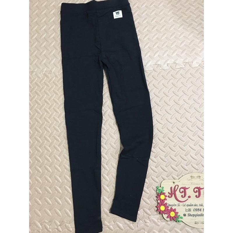 Quần legging len zip không bai xù