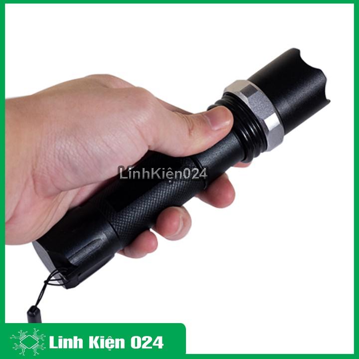 Đèn Pin Cảnh Sát Siêu Sáng 3 Chế Độ Cree Q5 HJ-8600