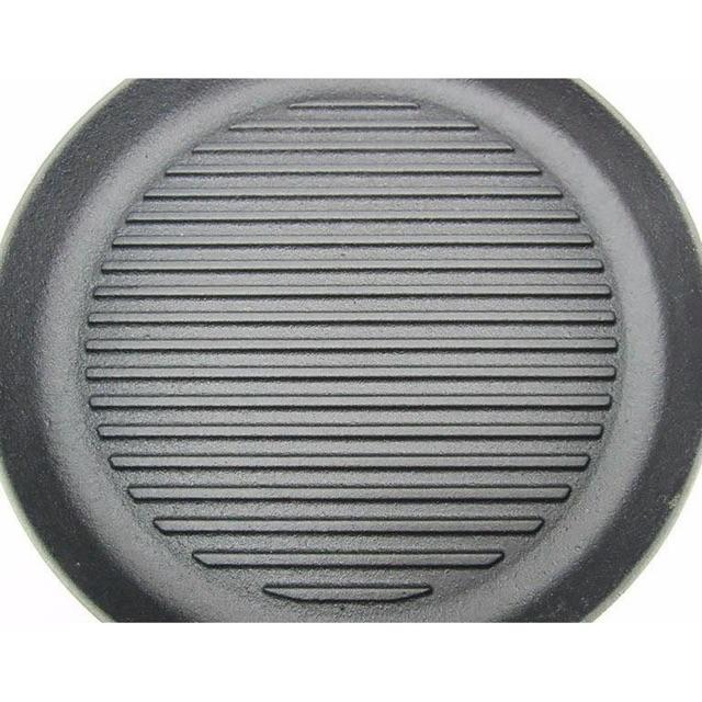 Chảo gang nướng đen trống dính 22 cm