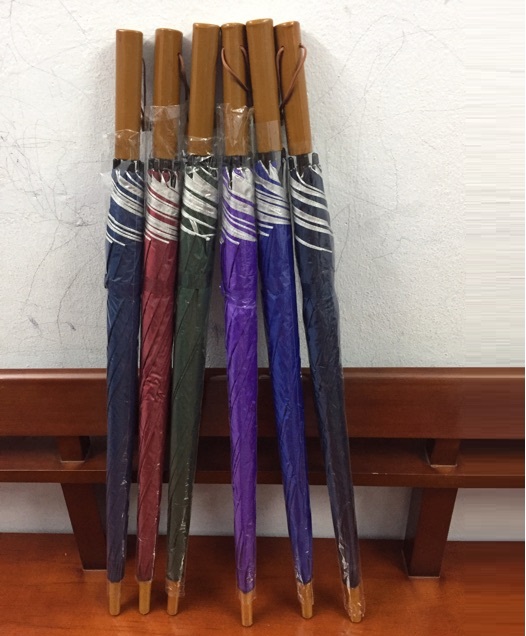 Ô dù cán bằng gỗ cao cấp dài 90cm chắc chắn