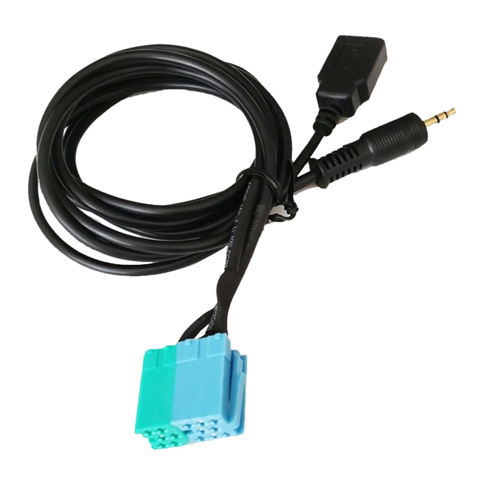AUX USB Adapter Cable Convertor Connector for Lancia Notebook Car Stereo