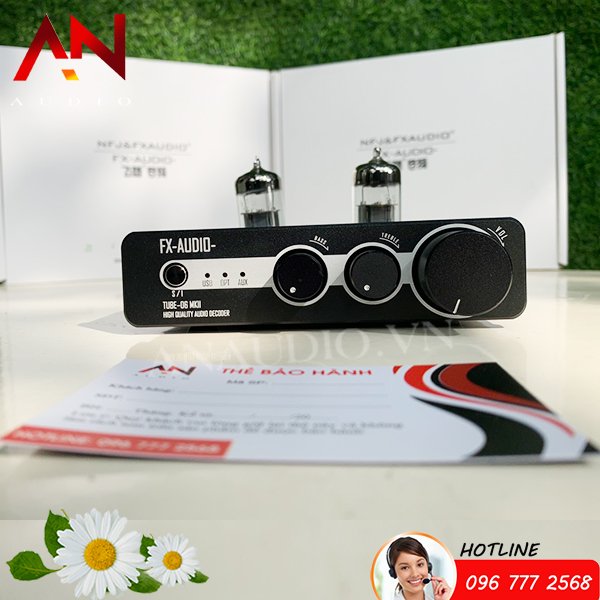 Giải mã/DAC Fx Audio Tube 06 MKII – Bản Nâng Cấp Mạnh Mẽ Tube 06- Hàng Chính Hãng