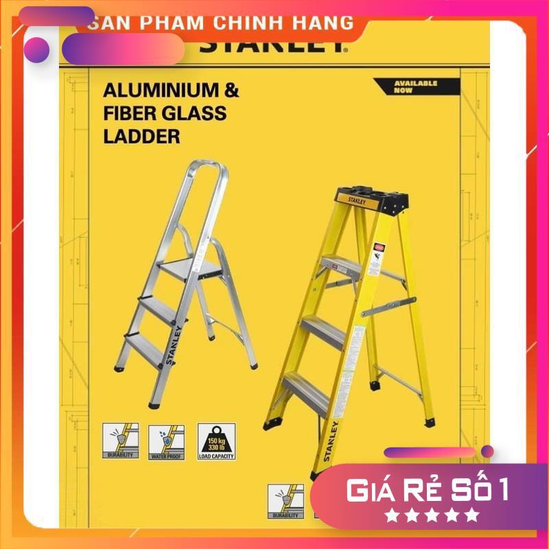 Thang xếp sợi thủy tinh 3 bậc Stanley SXLDFG-003