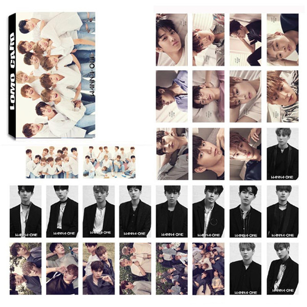 Hộp ảnh thẻ Wanna One lomo card mới nhất
