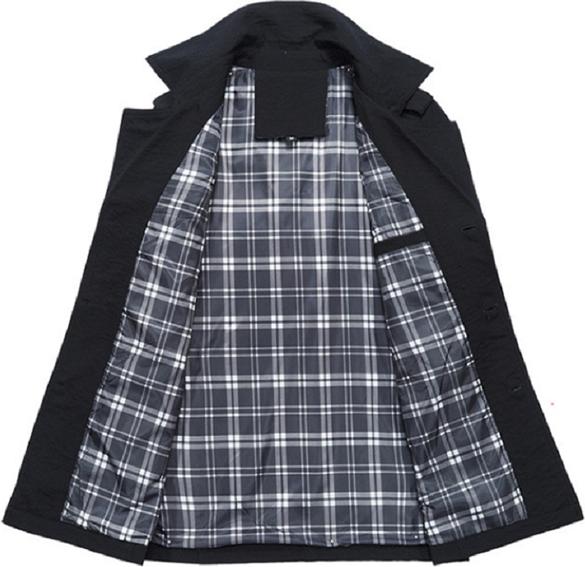 Men's Korean Long Coat Casual Spring And Autumn Lapel Youth Thin Jacket