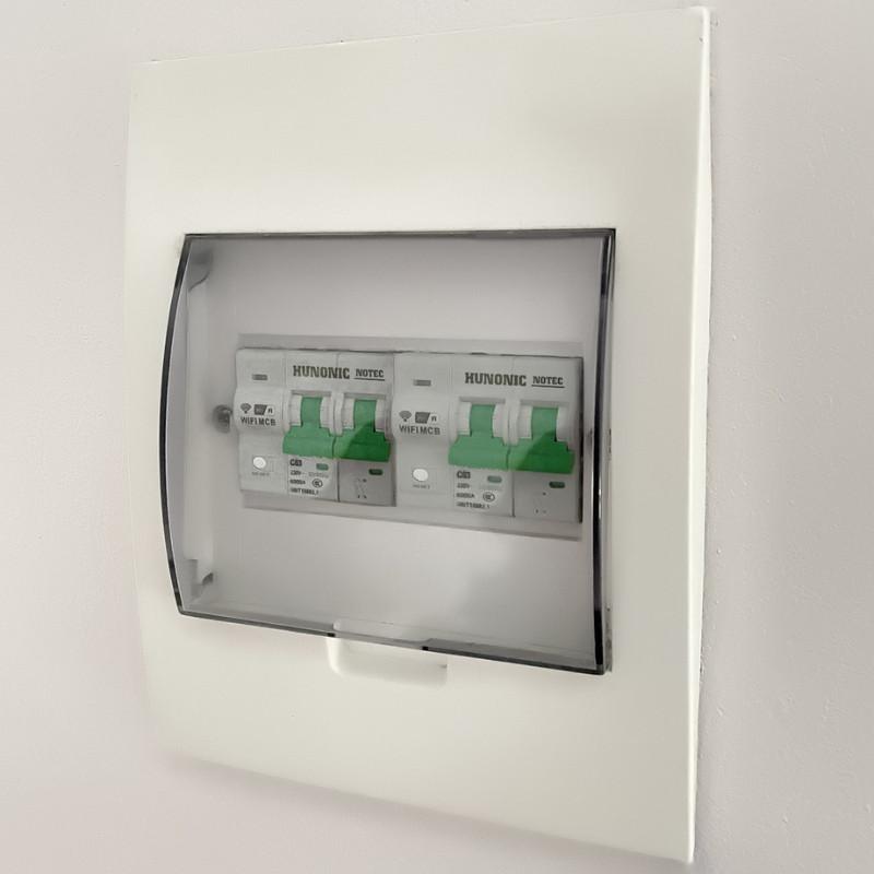 Aptomat Đo Năng Lượng Hunonic Notec Theo Dõi Lượng Điện Tiêu Thụ Điều Khiển Từ Xa Qua Wifi Hàng Việt Nam Chất Lượng Cao