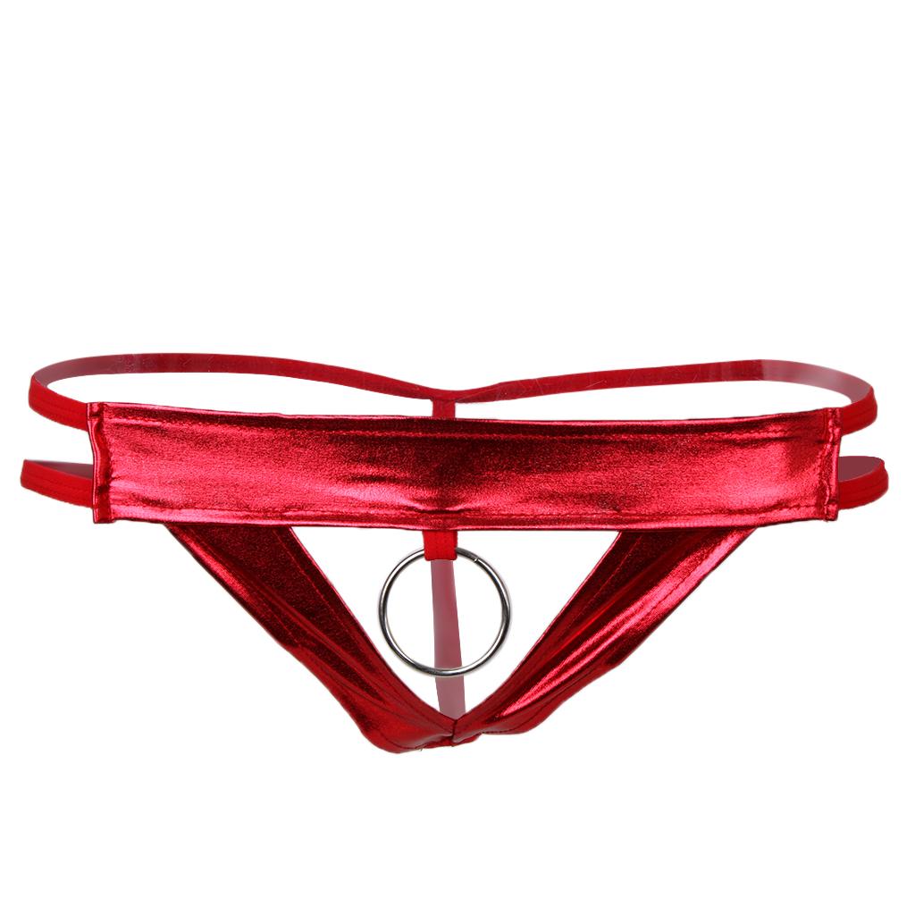 4 Colors Men's T-Back Underwear Low-rise Man Bikini G-String Thong