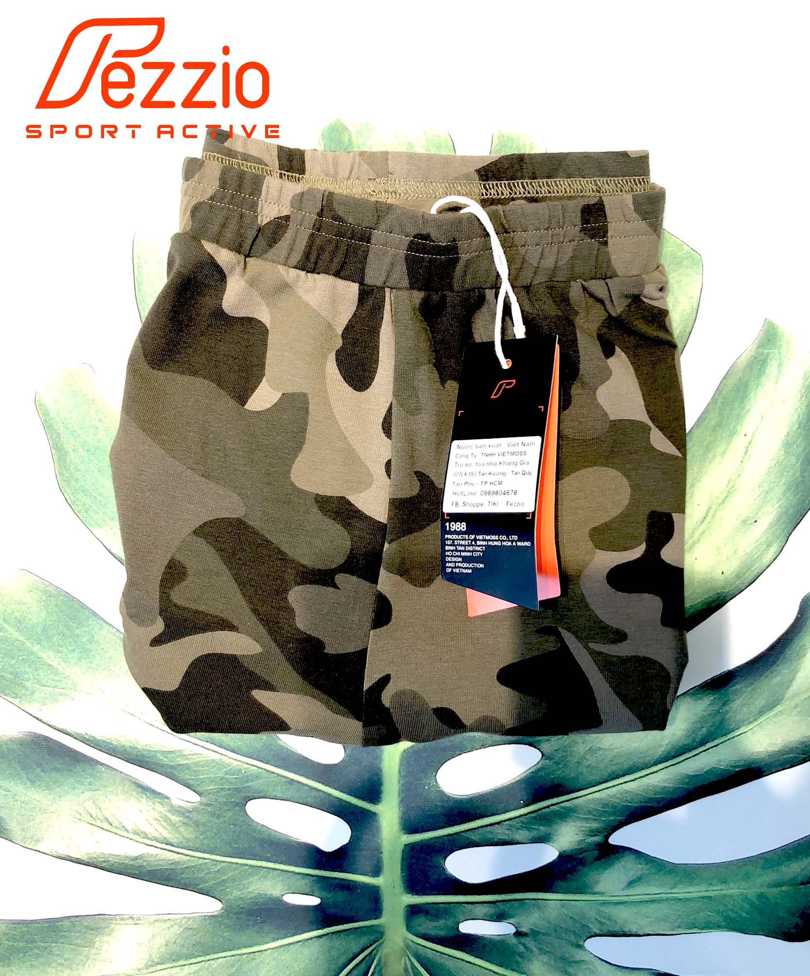 Quần đùi, boxer nam thun cotton 100% thương hiệu Fezzio chính hãng