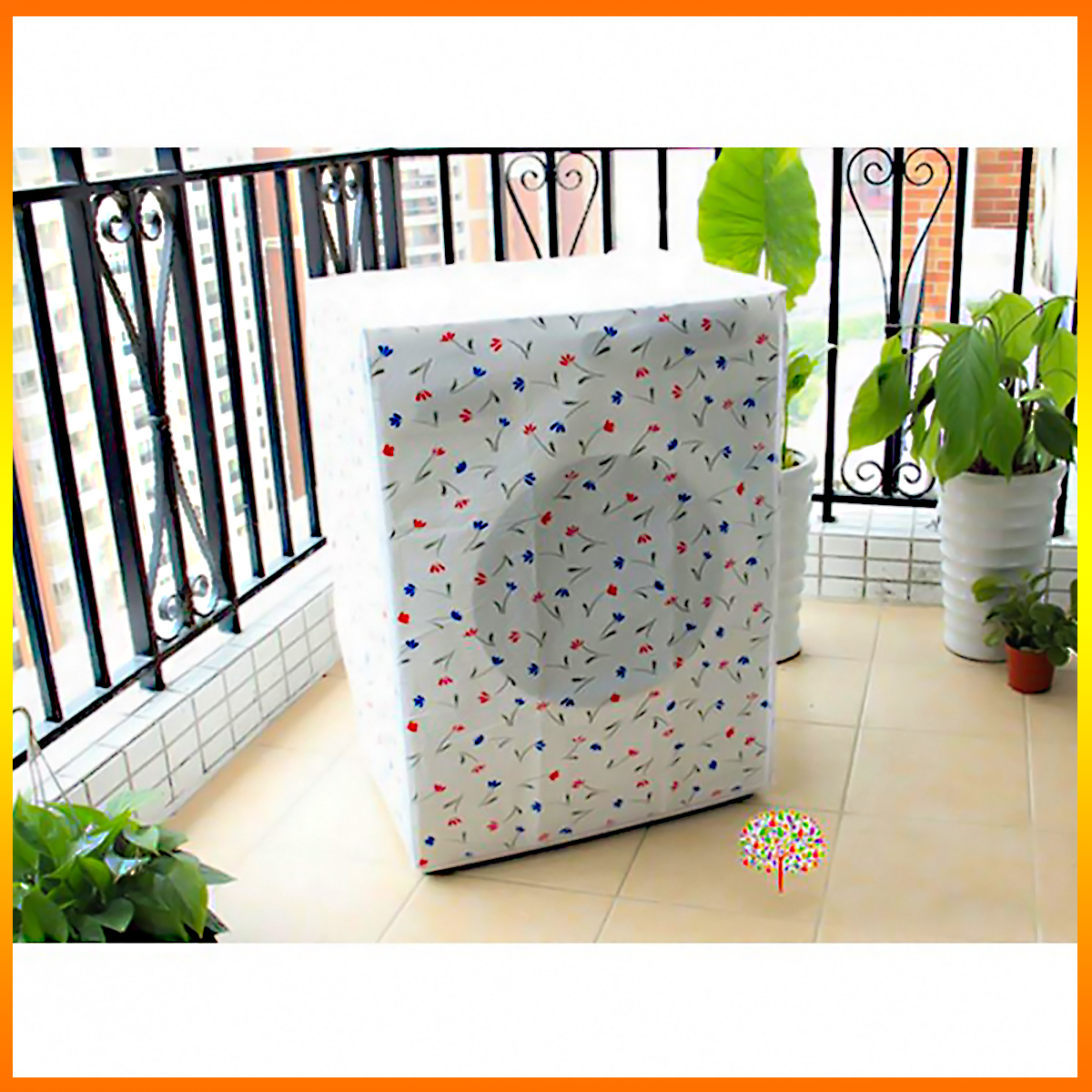 Vỏ trùm máy gặt cửa ngang 7-12kg - Chống thấm, che chắn, bảo vệ máy giặt khỏi bụi bẩn