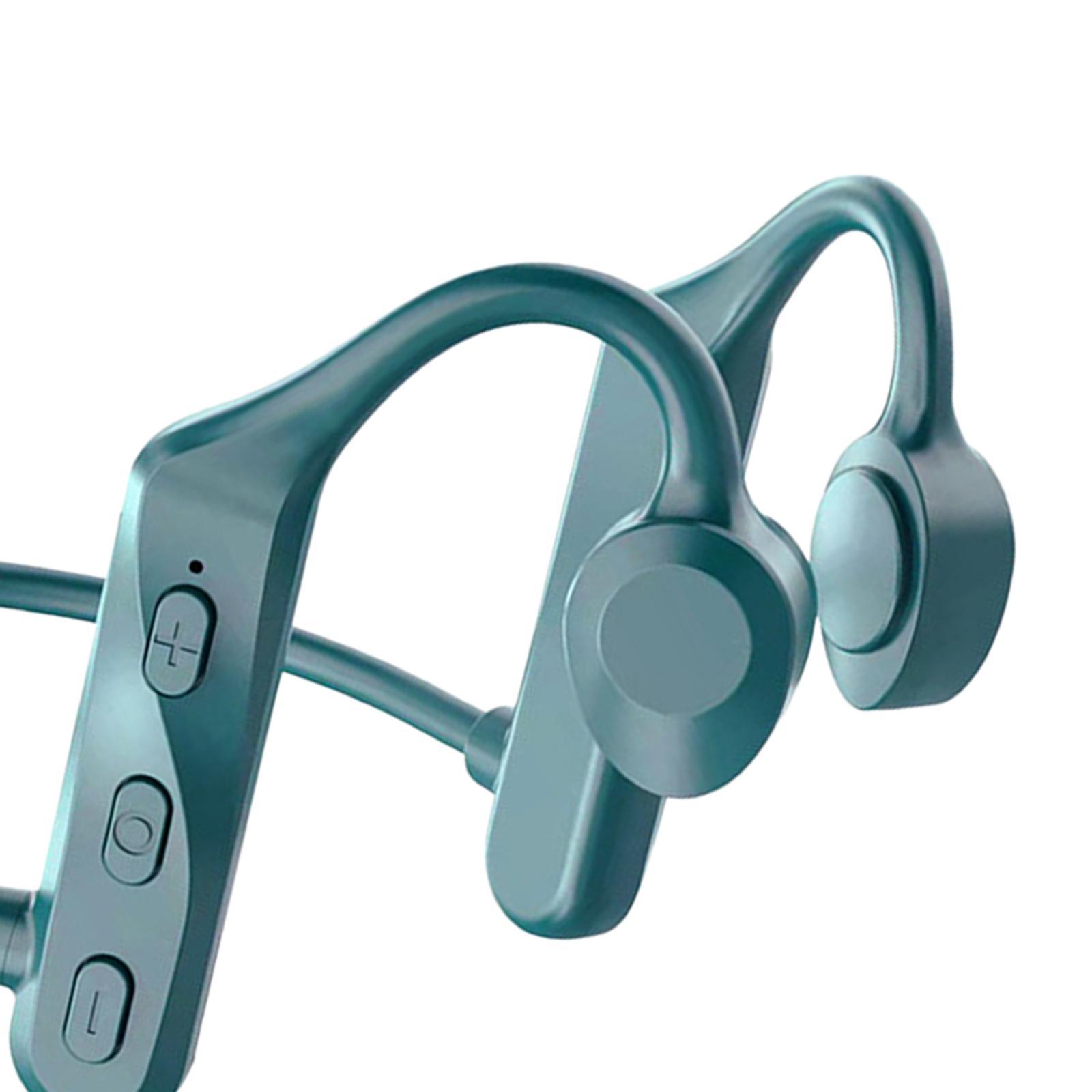 2x Bone Conduction Headphones Waterproof Driving Bluetooth Headset