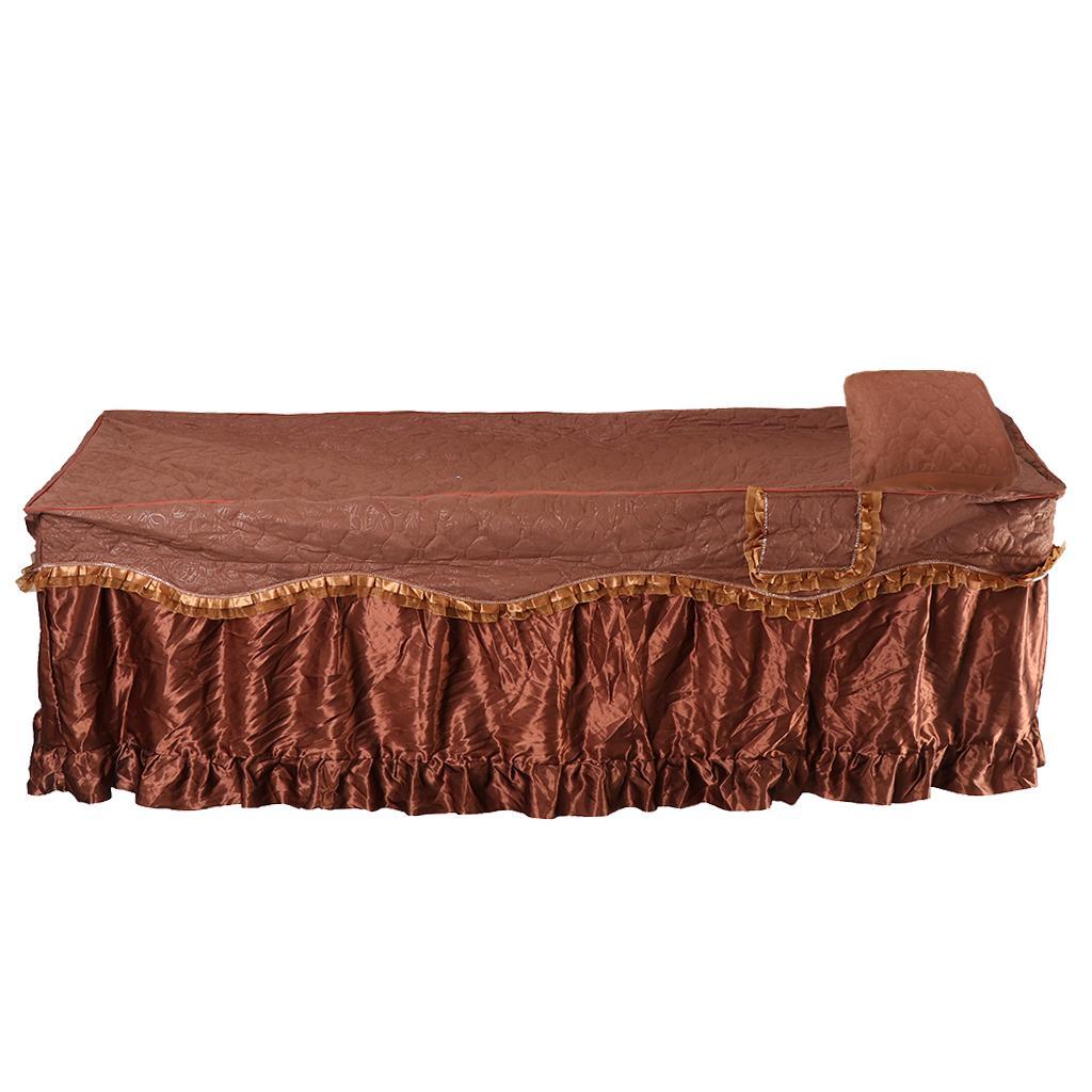 Quilted Massage Table Skirt Beauty Bed Sheet  Case