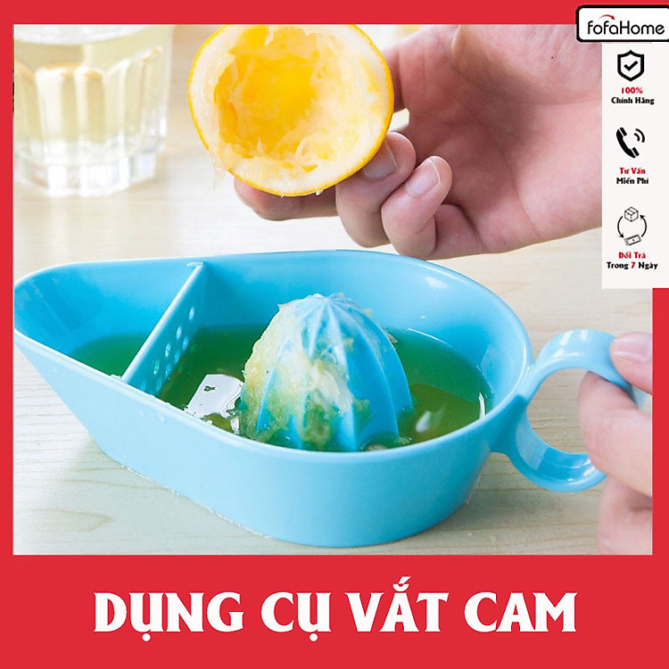 Dụng Cụ Vắt Cam Chanh Bằng Nhựa Cầm Tay Tiện Dụng Dễ Vệ Sinh Lau Chùi Giao Màu Ngẫu Nhiên