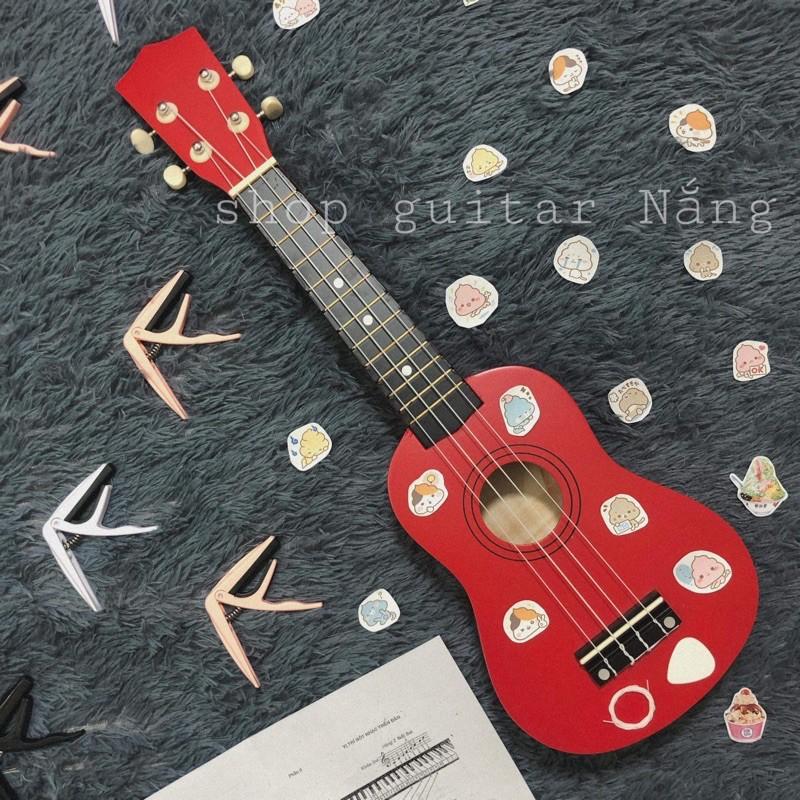 Đàn ukulele soprano màu 100% gỗ giá rẻ