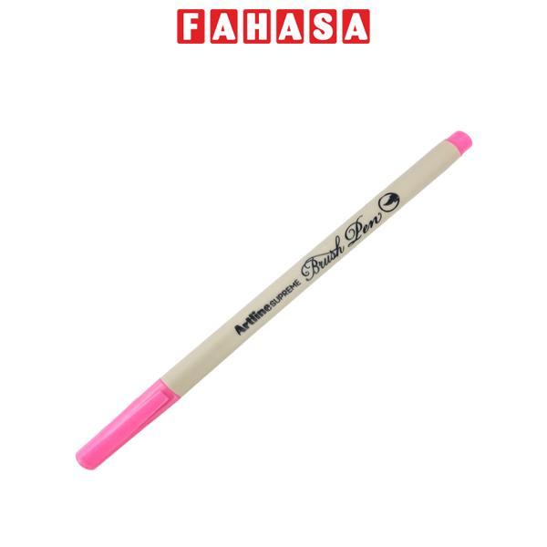 Bút Lông Đầu Cọ Artline Supreme Brush Pen EPFS-F - Fluoro Pink