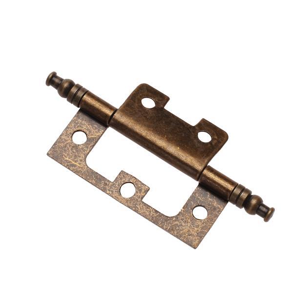 Antique Bronze Flush Hinge With Finial, Flap Hinge, Corner Hinge Door Hardware