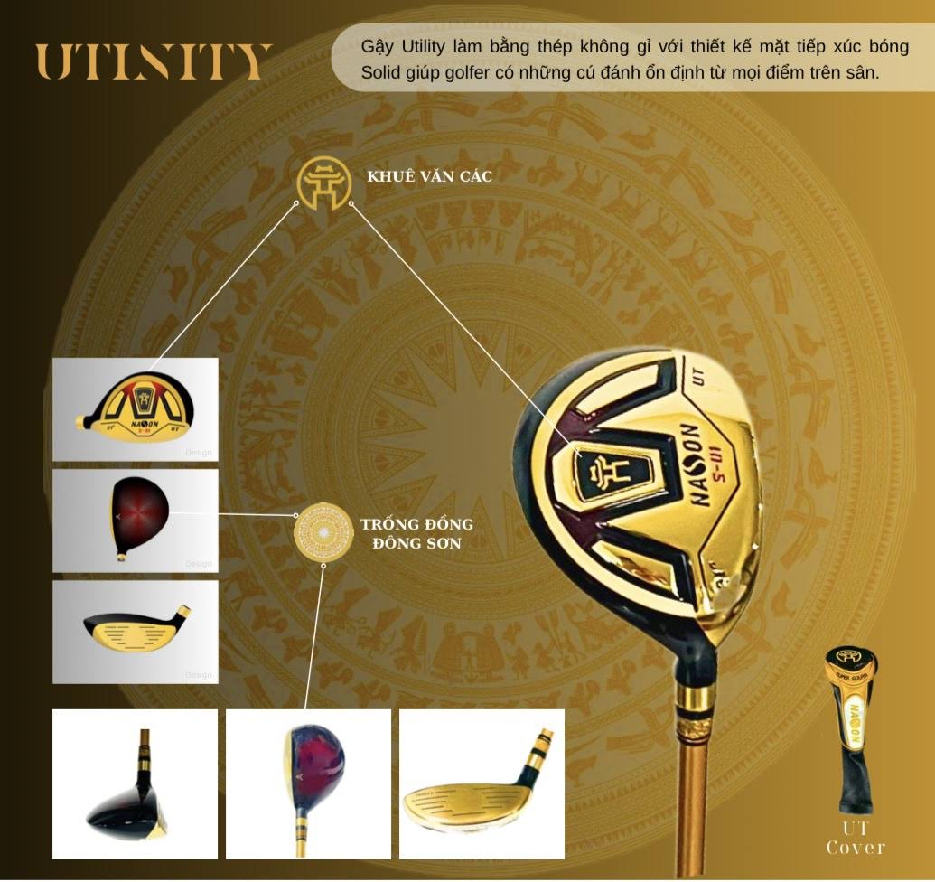 Gậy Utility - Trống đồng đông sơn | Nason Golf