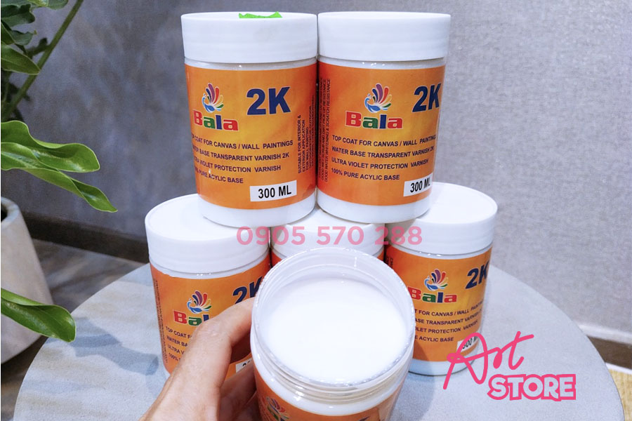 Sơn phủ bóng 2k Bala 300ml