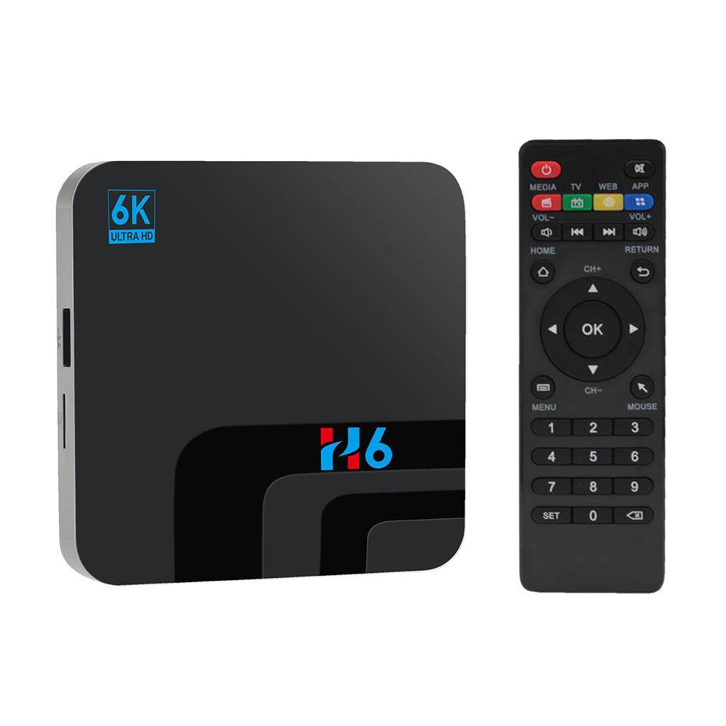 H6 Smart Quad Core 6K WIFI HDMI 2.0 4+32G Android 8.1 Media Player