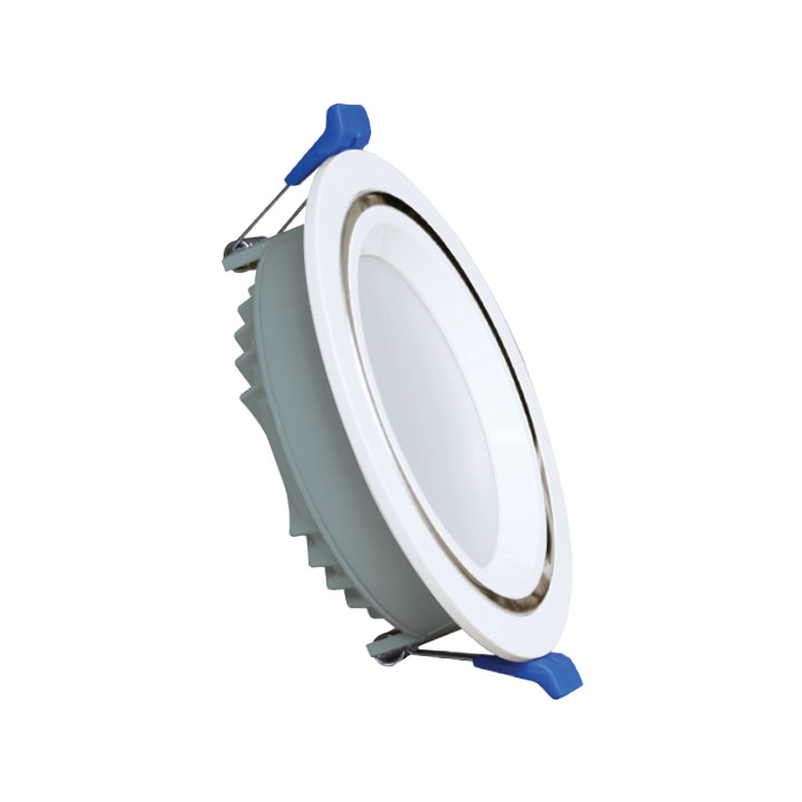 Đèn LED Downlight Roman đơn sắc - Nhôm đúc viền lõm - Thân tản nhiệt nhôm, tuổi thọ lên đến 30.000 giờ