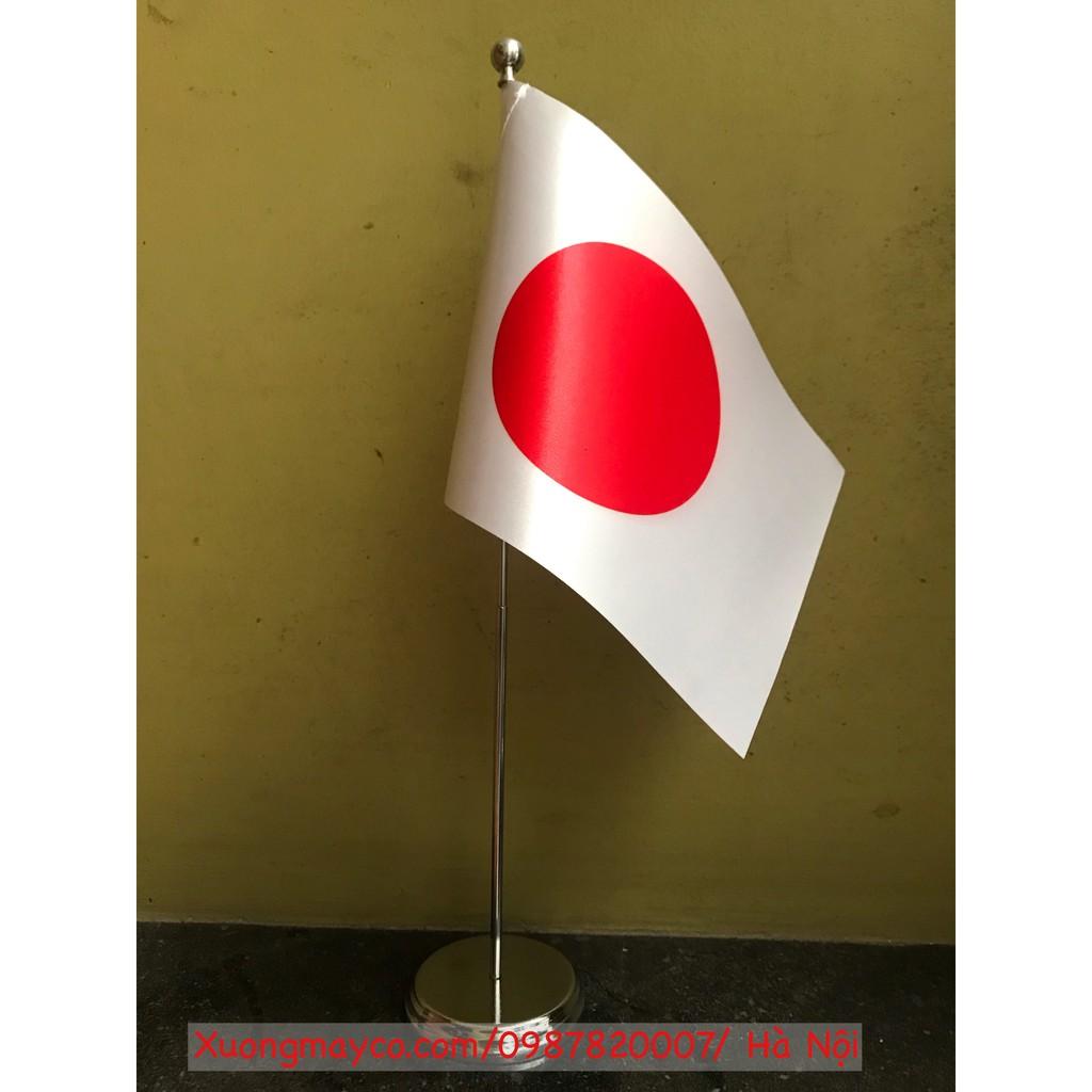 Cờ để bàn đế đơn inox